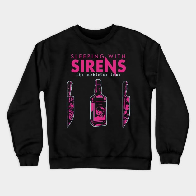 Sleeping with Sirens BANG 7 Crewneck Sweatshirt by SampitArt